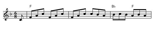 The Pleasures of the Town - staff notation