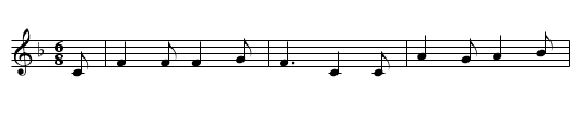 The Ploughboy - staff notation