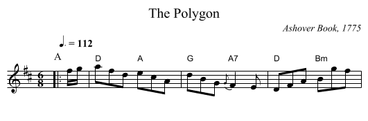 The Polygon - staff notation