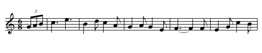 The Poor Old Cobbler - staff notation