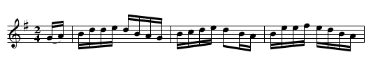 The Post Office Hornpipe      1606 - staff notation