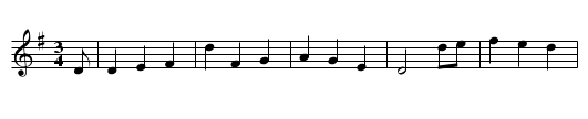 The Praise of Prince Charlie - staff notation