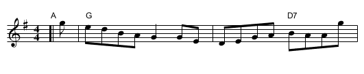 the Primrose Lass - staff notation