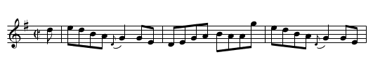The Primrose Lass - staff notation