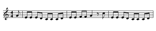 The Private Still - staff notation