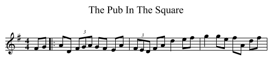 The Pub In The Square - staff notation
