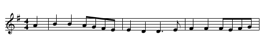 The Quaker - staff notation