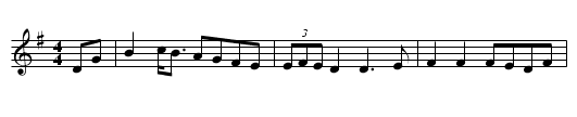 The Quaker - staff notation