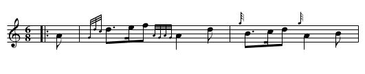 The Quakers Wife - staff notation