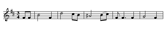 The Queen of Hearts - staff notation