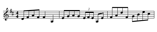 The Queen Of The West - staff notation