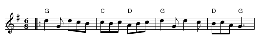 The Queen's Delight - staff notation