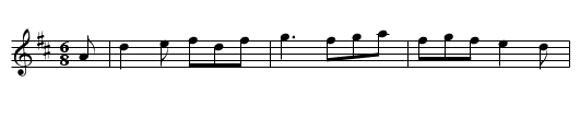 The Queen's Jig - staff notation