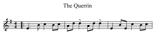 The Querrin - staff notation