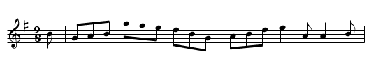The Ragged Sailor - staff notation