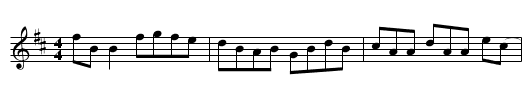 The Rainbow Tune - staff notation