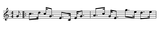 The Rakes of Glasgow - staff notation