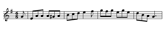 The Rakes of Kildare - staff notation