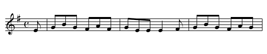 The Rakes of Kinsale - staff notation