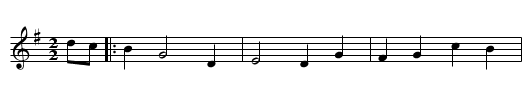 The Rakes of Rochester - staff notation