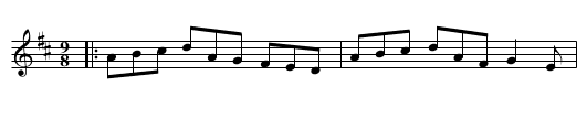 the Rakes of Westmeath - staff notation
