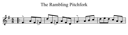 The Rambling Pitchfork - staff notation