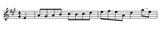 'The Rambling Rake (longdance) 1785 - staff notation