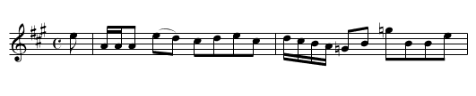 The RANTIN' HIGHLANDMAN - staff notation