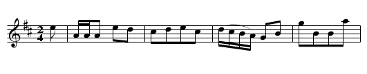 the Ranting Roaring Highlandman. - staff notation