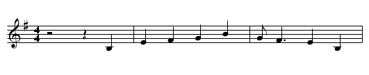 The Rat Race - staff notation