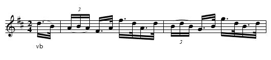 The Real Thing  (hornpipe)    1570 - staff notation