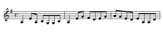 The Red Crow - staff notation