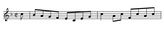 The Regalia of Scotland - staff notation
