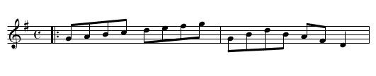 the Rejoicing Night - staff notation