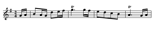 The Retreat - staff notation