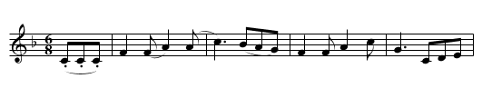the Ridicule __ a Cotillion. - staff notation
