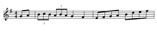 (The Rights of Man) - staff notation