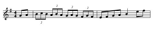 The Rights of Man - staff notation