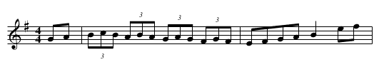 The Rights of Man - staff notation