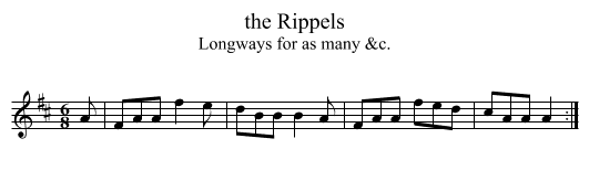 the Rippels - staff notation