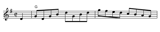the Rival Hornpipe - staff notation
