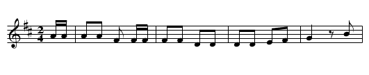 The River Lea - staff notation