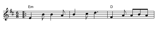 The Road to Lisdoonvarna - staff notation