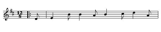 The Road to Lisdoonvarna - staff notation