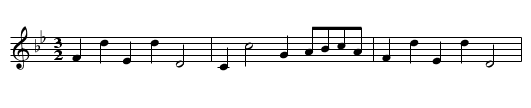 THE ROCHESTER BRIDGE HORNPIPE - staff notation