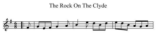 The Rock On The Clyde - staff notation