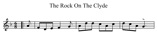 The Rock On The Clyde - staff notation
