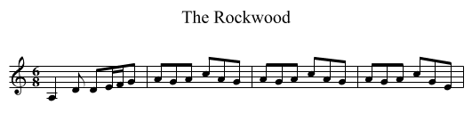 The Rockwood - staff notation