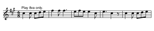 The Rogues March - staff notation