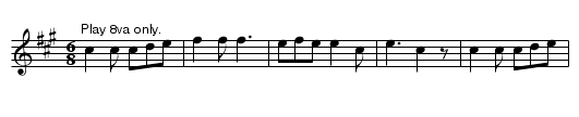 The Rogues March - staff notation